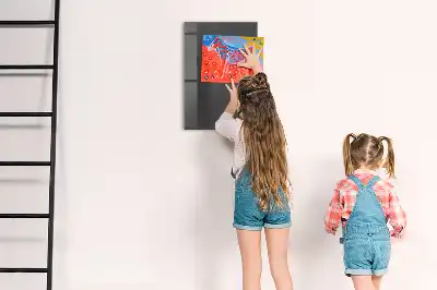 Magnetisk tavle med pen grå