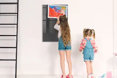 Magnetisk tavle med pen grå