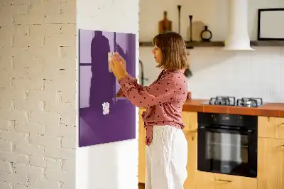 Magnetisk tegnetavle i lilla