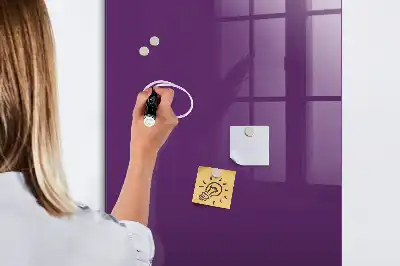 Magnetisk tegnetavle i lilla