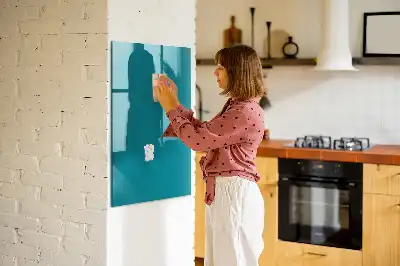 Magnetisk tegnetavle i mørkeblå