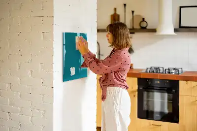Magnetisk tegnetavle i mørkeblå