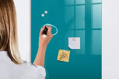 Magnetisk tegnetavle i mørkeblå