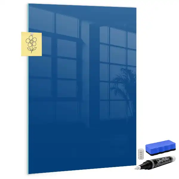 Magnetisk tavle med pen Blå