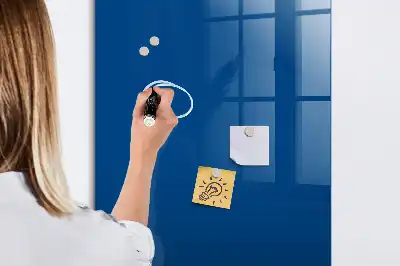 Magnetisk tavle med pen Blå