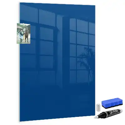 Magnetisk tavle med pen Blå