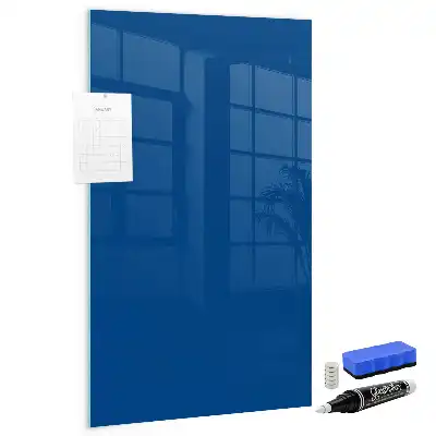 Magnetisk tavle med pen Blå