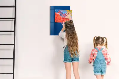 Magnetisk tavle med pen Blå