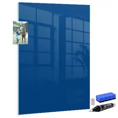 Magnetisk tavle med pen Blå