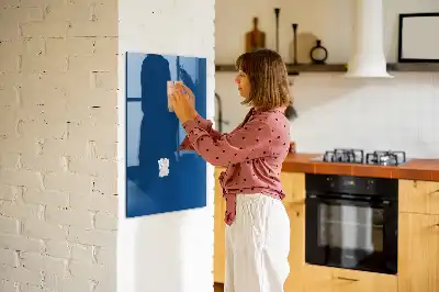 Magnetisk tavle med pen Blå