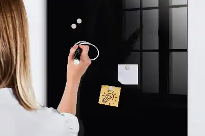 Magnetisk tavle med pen Sort