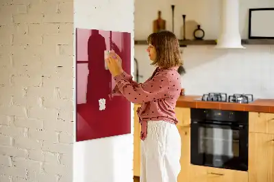 Magnetisk tavle med pen Rød