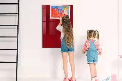 Magnetisk tavle med pen Rød