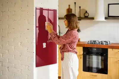 Magnetisk tavle med pen Rød