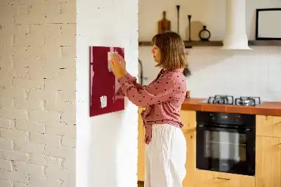 Magnetisk tavle med pen Rød