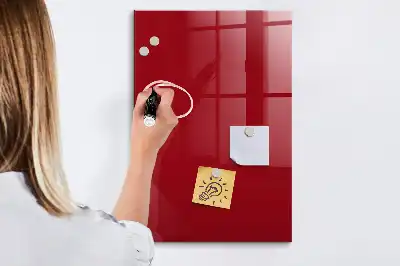 Magnetisk tavle med pen Rød