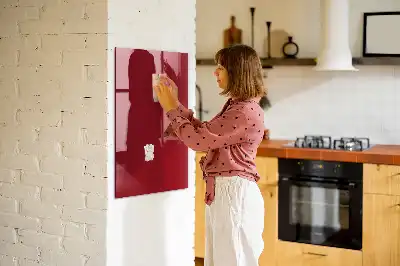 Magnetisk tavle med pen Rød