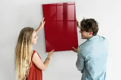 Magnetisk tavle med pen Rød