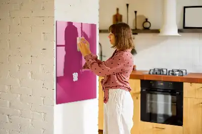 Magnetisk tegnetavle i intens lyserød