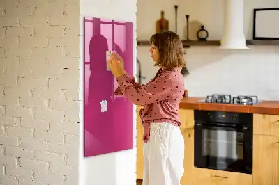 Magnetisk tegnetavle i intens lyserød