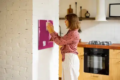 Magnetisk tegnetavle i intens lyserød