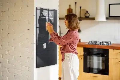 Magnetisk tegnetavle som menutavle