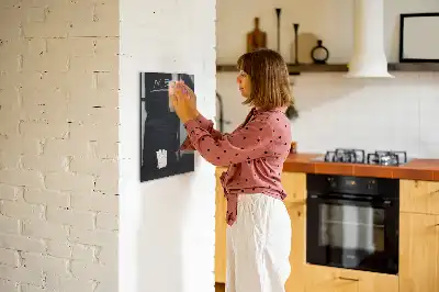 Magnetisk tegnetavle som menutavle