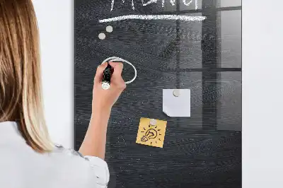 Magnetisk tegnetavle som menutavle