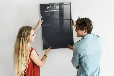 Magnetisk tegnetavle som menutavle