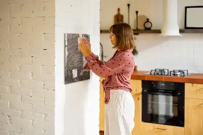 Træets årsringe magnetisk tavle med pen
