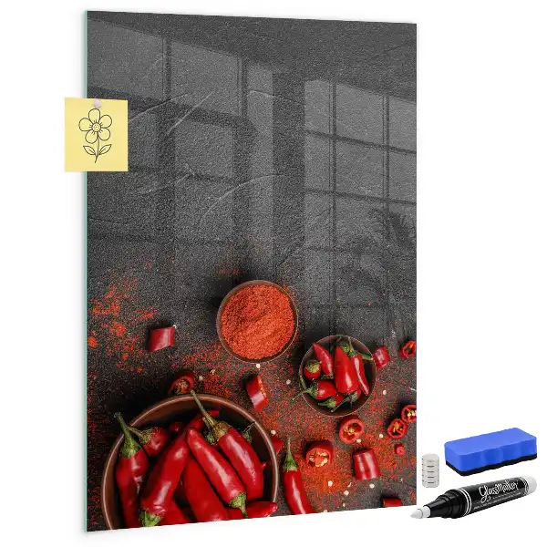 Magnetisk tegnetavle Stødt paprika