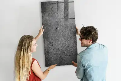 Magnetisk tavle med pen i betonfinish