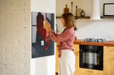 Magnetisk tavle med pen Paprikapulver