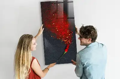Magnetisk tavle med pen Paprikapulver