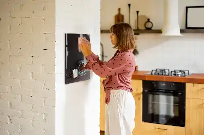 Kaffebønner med magnetisk tavle og pen