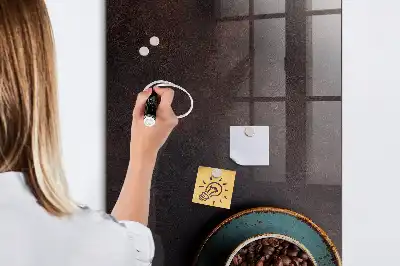 Kaffebønner med magnetisk tavle og pen