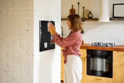Magnetisk tegnetavle i farven mørk klippe