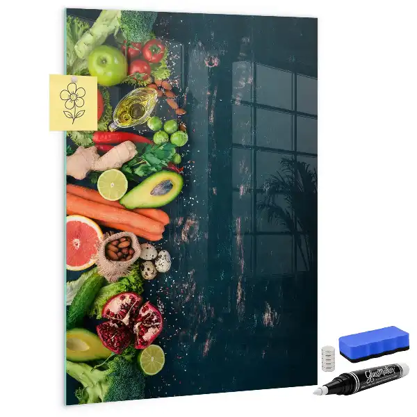 Magnetisk tavle med pen Vegansk bord