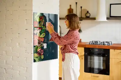 Magnetisk tavle med pen Vegansk bord