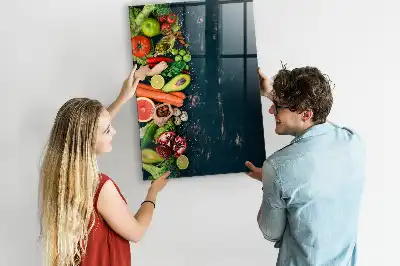 Magnetisk tavle med pen Vegansk bord