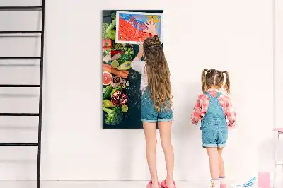 Magnetisk tavle med pen Vegansk bord