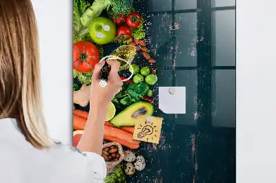 Magnetisk tavle med pen Vegansk bord