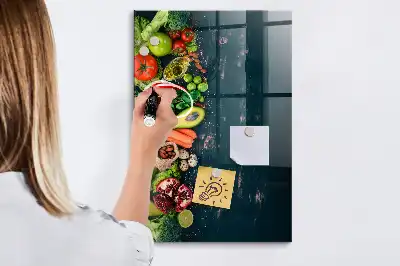 Magnetisk tavle med pen Vegansk bord