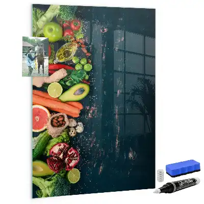 Magnetisk tavle med pen Vegansk bord