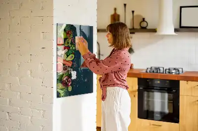 Magnetisk tavle med pen Vegansk bord