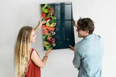 Magnetisk tavle med pen Vegansk bord