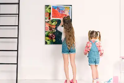 Magnetisk tavle med pen Vegansk bord