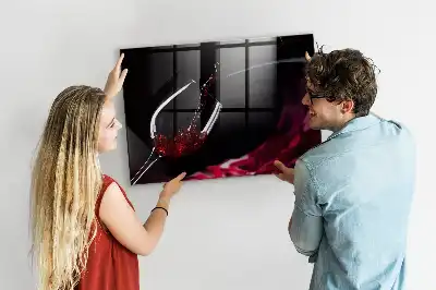 Tørreslette magnetisk tavle Vin