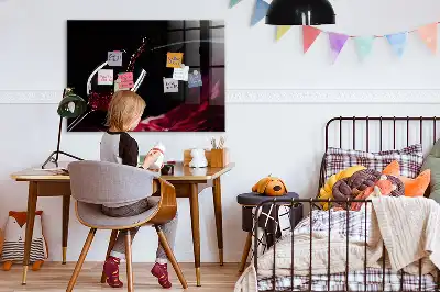 Tørreslette magnetisk tavle Vin