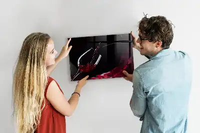 Tørreslette magnetisk tavle Vin